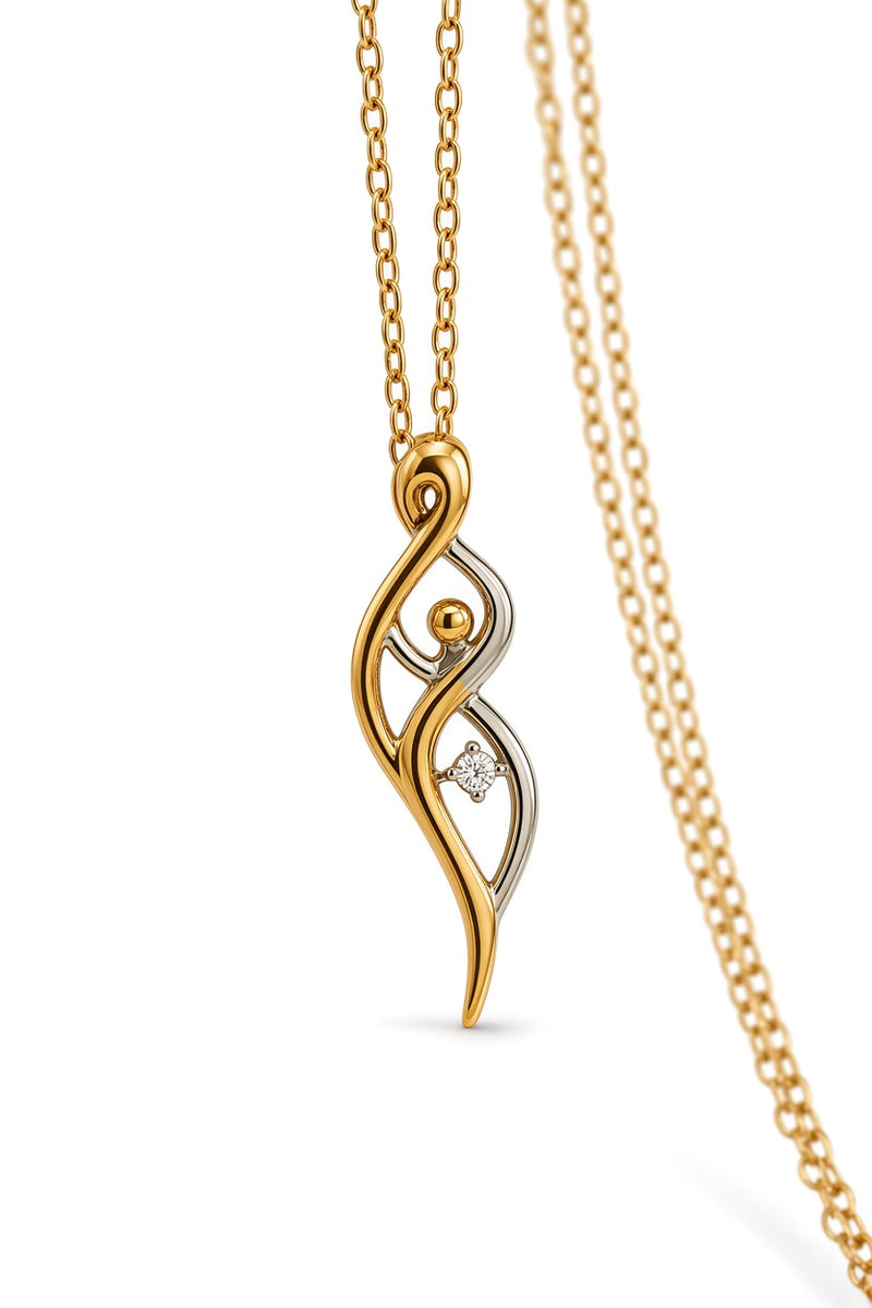 Necklace - Beauty Thought - Gemini Dia & Co Jewelry