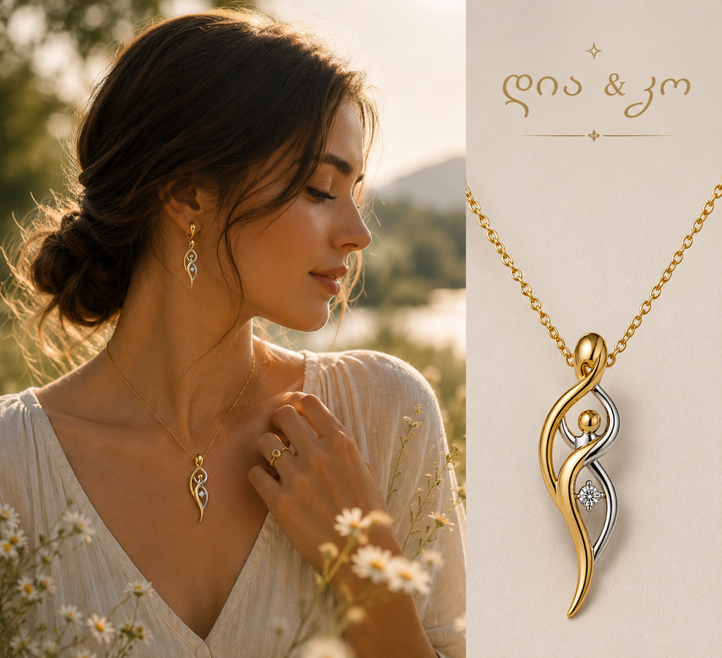 Necklace - Beauty Thought - Gemini Dia & Co Jewelry