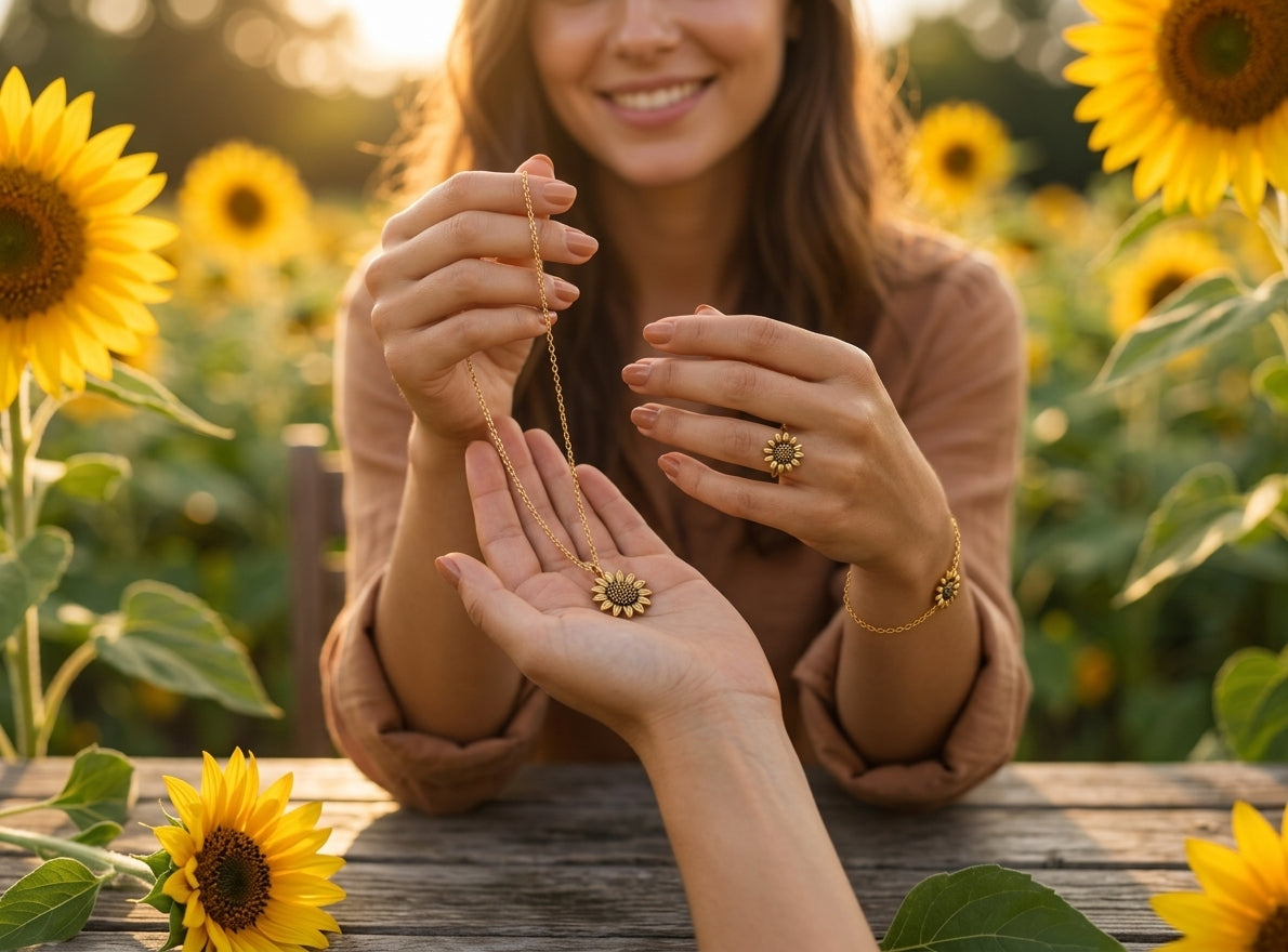 Necklace Sunflower - Dia & Co
