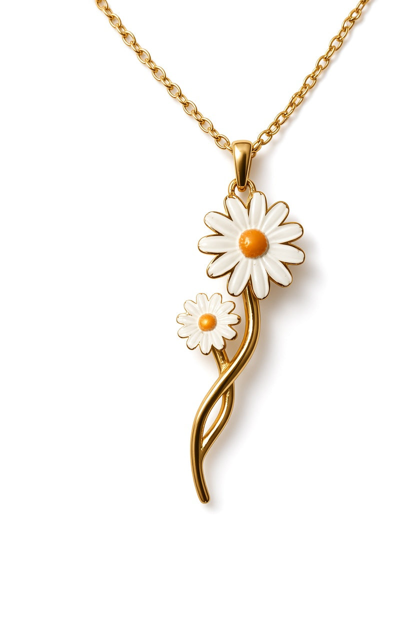 Necklace "Immortal Chamomile" - Dia & Co Jewelry