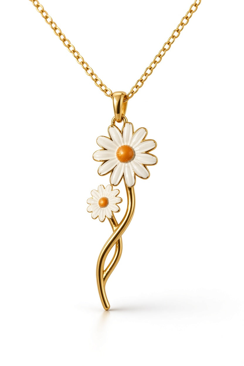 Necklace "Immortal Chamomile" - Dia & Co Jewelry