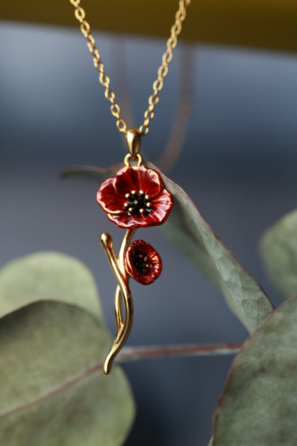 Necklace "Eternal Poppy" - Dia & Co Jewelry