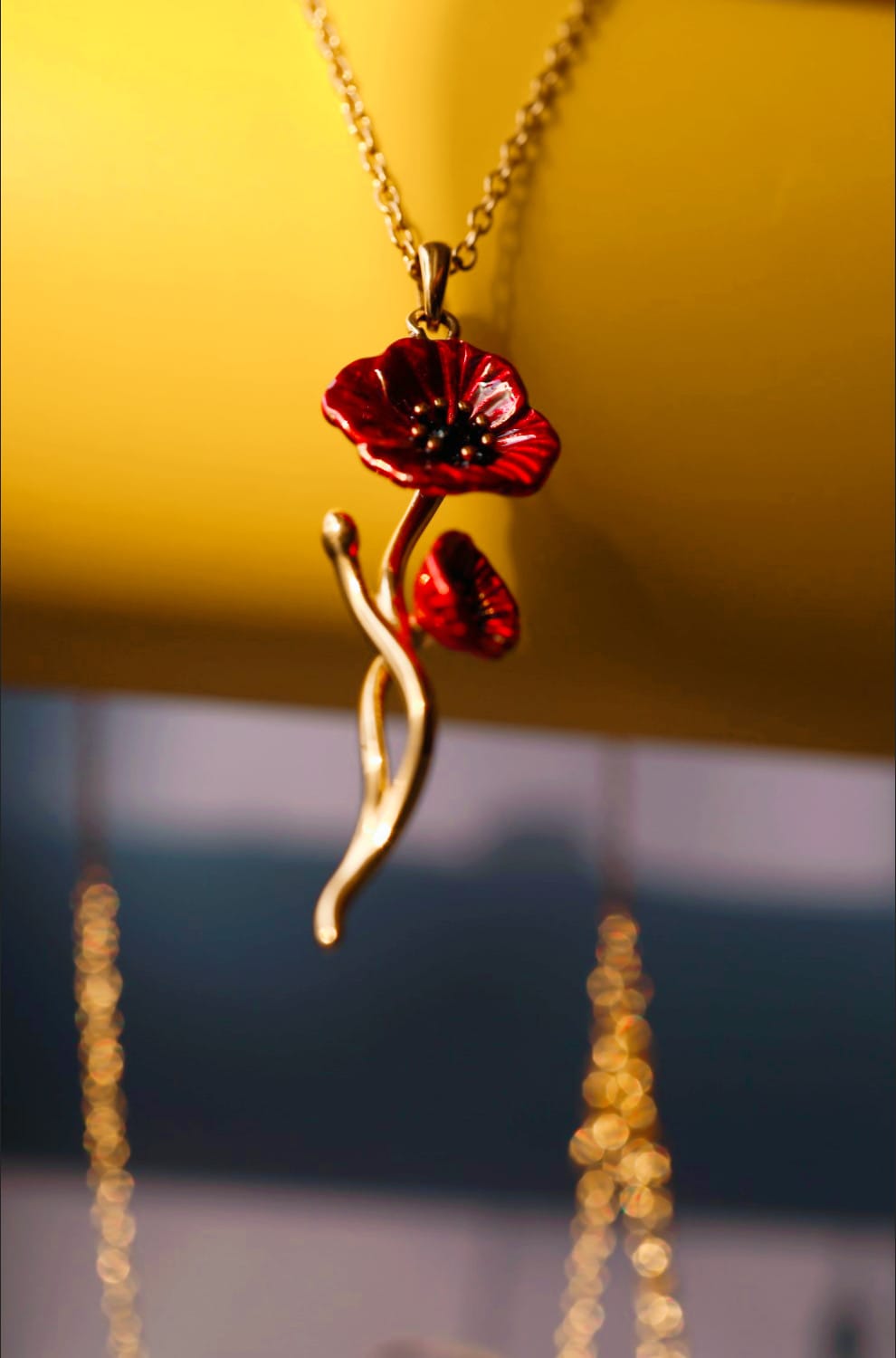 Necklace "Eternal Poppy" - Dia & Co Jewelry